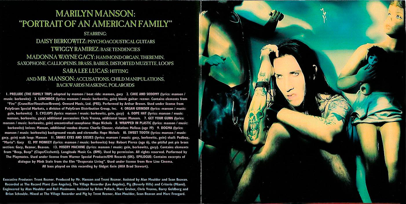 industrial Marilyn Manson - 47 CD 1994-2009, FLAC